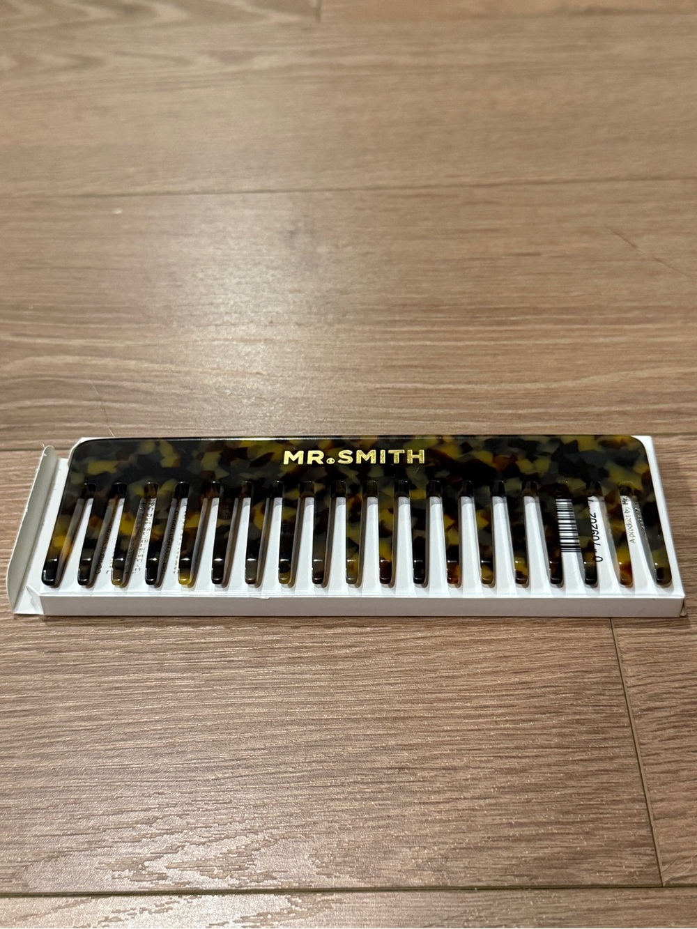 MR SMITH Tortoise-Pattern Wide Tooth Comb in Brown and Black - New